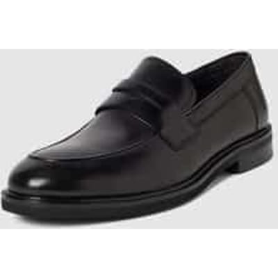 Penny loafers met vetersluiting, model 'Sokrates'