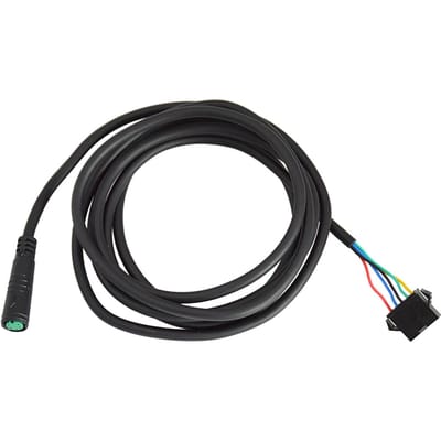 5-pins elektrische fiets verlengkabel 170 cm waterdichte adapterkabel voor weergave naar SM Ebike zwart