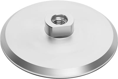 Allecto - Aluminium Backer Pad - 5 Inch Polishing Pad - Duurzaam en Lichtgewicht - Geschikt voor Schuur- en Polijstschijven - 5/8-11 Draad - Profes...