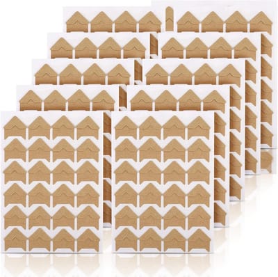 Zelfklevende Fotohoeken - 240 Stuks in 10 Vellen voor DIY Scrapbooking en Fotoalbums, Perfect voor Creatieve Projecten