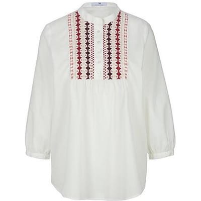 Blouse Van Peter Hahn wit
