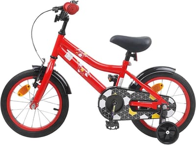 Kinderfiets - Peuterfiets Loopfiets - Leren Fietsen - Verstelbaar Stuur en Zadel - 12 Inch - Rood