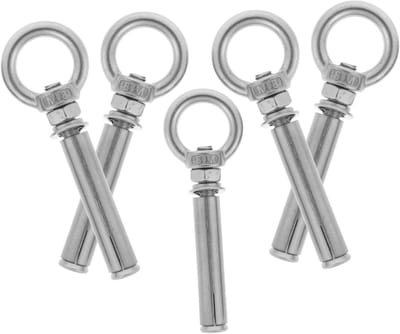 Grondhaken Honden - Hondenpen Grond - Veilig Vastzetten - Roestvrij Staal - 5 Stuks - Zilver
