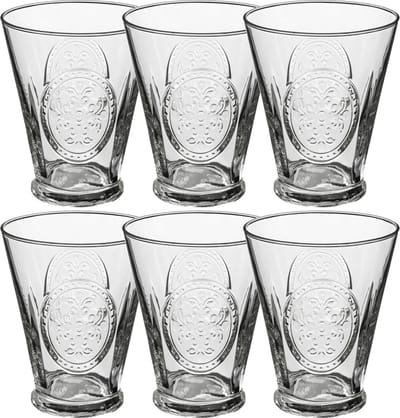 Set van 6x stuks tumbler glazen Carmela 340 ml van glas - Drinkglazen - Waterglazen