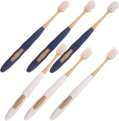 Stevige Tandenborstels - Reisset Handtandenborstels - Dagelijkse Mondverzorging - Ergonomische Handgreep - 36 Stuks - Diverse Kleuren