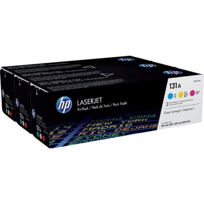 HP Toner 131A Origineel Combipack Cyaan, Magenta, Geel 1800 bladzijden U0SL1AM
