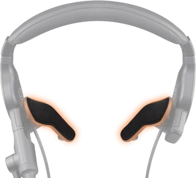 Nano Cloth ProFlight Zijkussens voor Bose ProFlight Series 1/2 Hoofdtelefoon, Vervangende Kussens met Hoge Dichtheid Schuim, Duurzaam en Comfortabel - Zwart