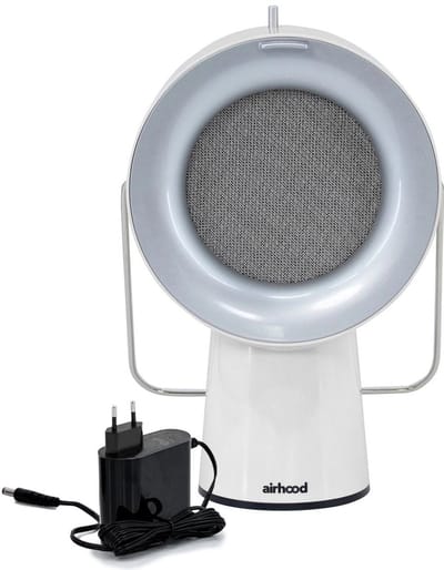 AirHood® Original | 's werelds eerste mobiele Afzuigkap | Ivory White | Wireless