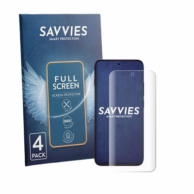 Savvies - Screenprotector voor Motorola Edge 70 Pro Plus - Folie Beschermfolie transparant volledig dekking 4 Stuks