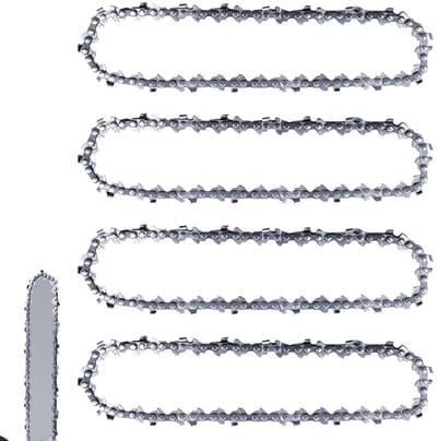 Dailygoody - Zaagketting 25 cm - 3/8 Inch LP - Geschikt voor Einhell en Husqvarna - 40 Schakels - Tuinonderhoud - Hoogwaardige Kwaliteit - Precis