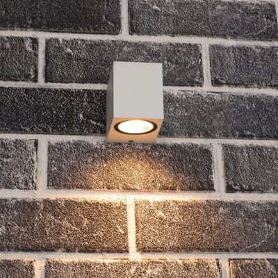 LED's Light LED Muurlamp enkel - San Diego Spot voor buiten - IP44 - Wit