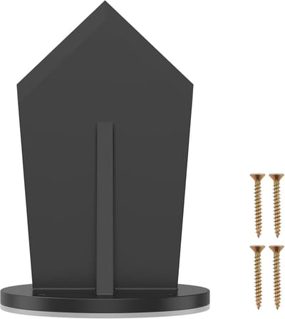 Mini houtklover - Houtklover van koolstofstaal - Efficiënt hout splijten - Gebruiksvriendelijk - Draagbaar - Geschikt voor kamperen, barbecueën en picknicken in de buitenlucht (zwart)