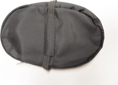 Zadeltasje - Retro - Tubezakje - Zwart - Ovaal - 12 cm op 20 cm
