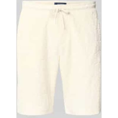 Shorts met structuurpatroon en steekzakken