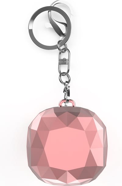 Cadorabo Hoesje geschikt voor Samsung Galaxy Buds PRO / LIVE / Buds 2 - Design Diamant Roze - Draagbare TPU hoofdtelefoon beschermhoes Case