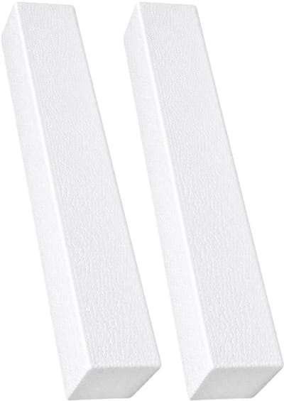 Piepschuim vormen - baksteen - 2x - 50 x 7,5 x 7,5 cm - styropor hobby / DIY vorm - basis knutselfiguren
