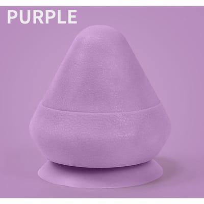 Balle Fascia Adsorbante Cône de Massage pour Fasciite Plantaire Lombaire Dos Épaule Cou Points Méridiens de Tout le Corps Silicone Thérapie violet
