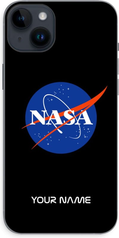 Gepersonaliseerd - Case Company® - Hoesje geschikt voor iPhone 14 Plus hoesje - NASA - Soft Cover Telefoonhoesje - Bescherming aan alle Kanten en Schermrand
