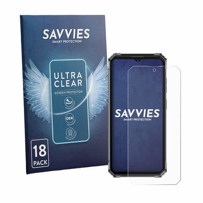 Savvies - Screenprotector voor Oukitel G7 - Folie Beschermfolie transparant 18 Stuks