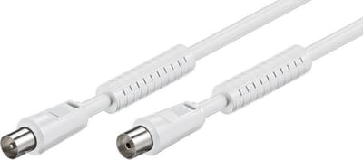 Goobay Antenna Cable with Ferrite (80 dB), Double Shielded 5 m