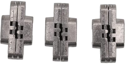 Dailygoods- Deurslot 43 Mm Mini - Onzichtbare Scharnieren - Zinklegering - Koudgewalst Staal - 180 Graden - Tot 10 Kg Belastbaar - Scharnier