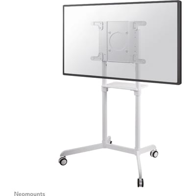 Neomounts NS-M1250WHITE verrijdbare TV vloerstandaard - 37-70" - max. 70 kg - schermrotatie mogelijk (90°) - wit