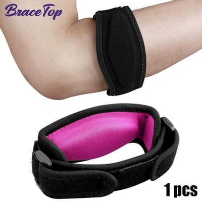 Bracetop Tenniselleboog Brace Voor Tendinitis Pijnverlichting Golf Elleboogsteun Armband Met Compressie Pad Voor Mannen Vrouwen