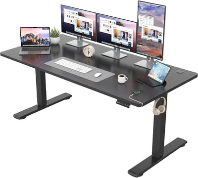 In hoogte verstelbaar bureau met geheugenfunctie - Elektrisch verstelbare tafel 160x60 cm
