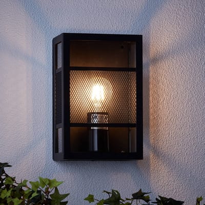 Brilliant Getta - Buitenlamp - IP44 - E27 max 1x40W - Zwart
