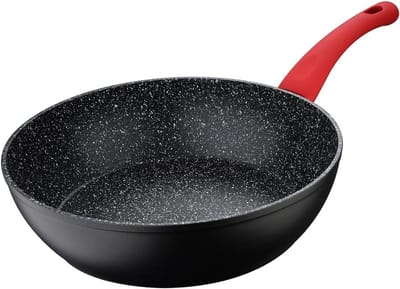 Gietijzeren Stoofpan 28 cm - Geschikt voor Inductie en Alle Warmtebronnen