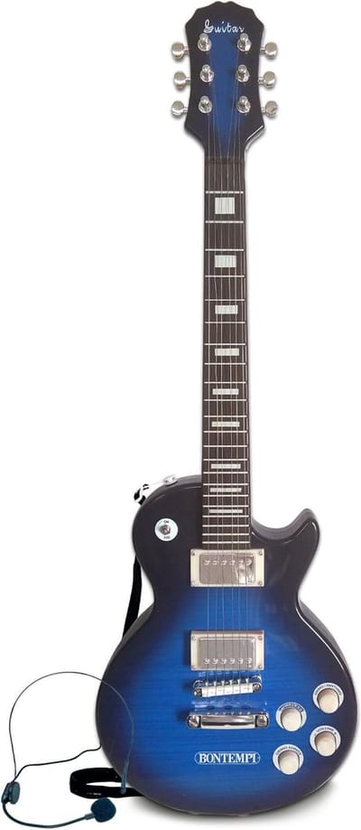 Speelgoed Gitaar - Muziek Instrument - Muziek Maken - Licht en Geluid - 49 cm