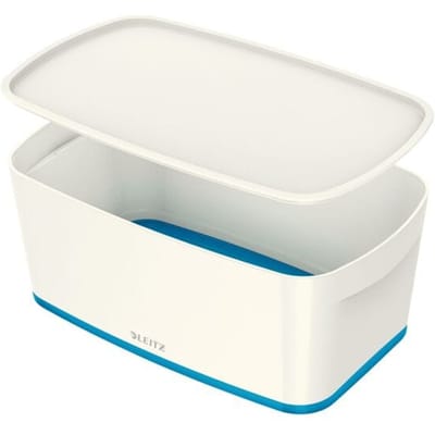 Leitz MyBox® Klein met deksel, opbergdoos - blauw/wit