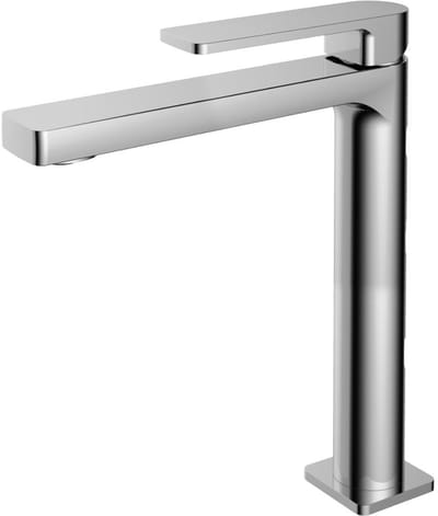 Hotbath Gal - Wastafelmengkraan - zonder Waste - Hoog - Chroom - Opbouw - Chroom