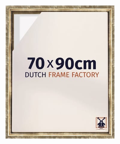 Baklijst 70x90 cm - Goud Antiek - Geschikt voor Canvasdoek - MDF Baklijst Lausanne