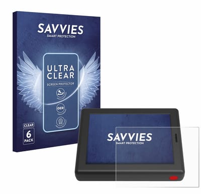 Savvies - Screenprotector voor XC Tracer Maxx III - Folie Beschermfolie transparant 6 Stuks