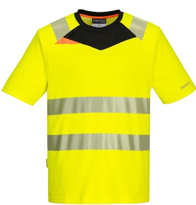 Portwest DX4 Hi-Vis T-shirt K/M DX413 - Geel/Zwart - L