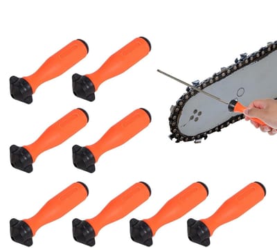 Kettingzaag Vijlgrepen - Vijltang Set - Kettingzaag Onderhoud - Antislip Nylon Constructie - 4 mm en 5 mm - Zwart