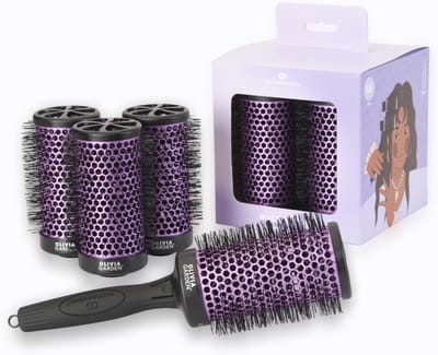 Haarstyling Set - Krulvaten en Handvat - Krullen en Volume - Afneembaar Handvat - 25mm Vaten - Geel