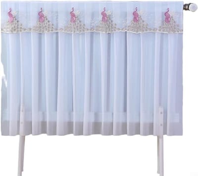Radiatorombouw - Stofkap - Radiatorbekleding - stofhoes - stofkappen - radiator ombouw - Stofkap radiateur - radiator bekleding - 1 stuk - 180*70cm - Paars en wit