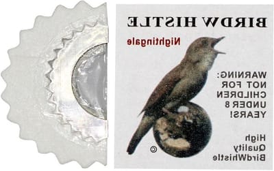 Vogel Fluitje - Geluidsmaker Speeltje - Feestelijke sfeer - Imiteert vogelgeluiden - 17 x 16 cm - Willekeurige kleur