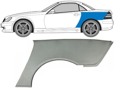 Reparatiepaneel achterspatbord voor Mercedes SLK-Class 1996-2004 / Links