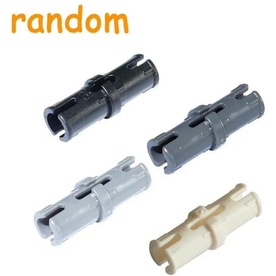 Bouwsteen Bakstenen Connector Bout Pin met Wrijvingspen Kruisas Technische Bevestigingen MOC Componenten Assemblage Deeltjes Speelgoed 50pcs