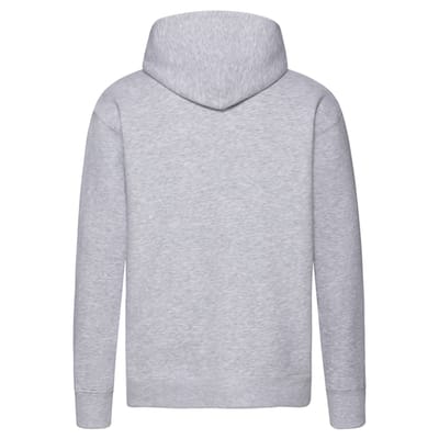Fruit of the Loom Heren Premium Heather Hoodie (Heide Grijs)