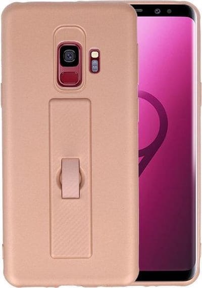 Roze Carbon serie Zacht Case hoesje voor Samsung Galaxy S9