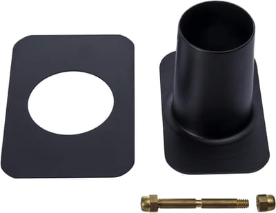 Regenketting Adapter - Goot Ketting - Water Beheer - Zwart RVS - 10.9 cm - Zwart