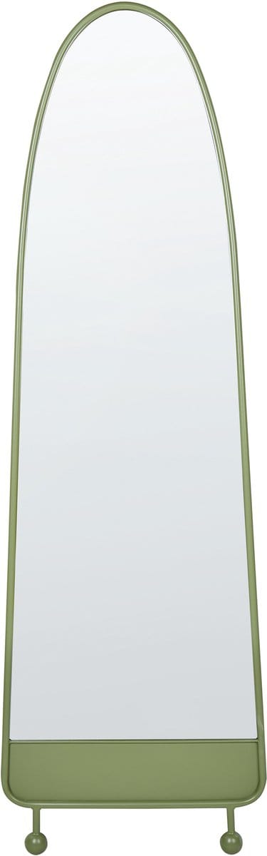 PARNAY - Wandspiegel - Olijfgroen - 45 x 146 cm - Metaal