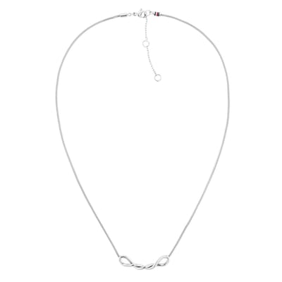 Tommy Hilfiger TJ2780735 Dames Ketting - Sieraad - Choker - Zilverkleurig - 2 mm breed