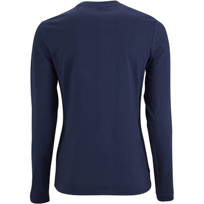 SOLS Dames/dames Keizerlijk T-Shirt met lange mouwen (Franse marine)