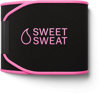 Sweet Sweat Waist Trimmer - Waist Trainer - Afslankband - Waist Shaper - Sauna Belt Roze | Size: XL