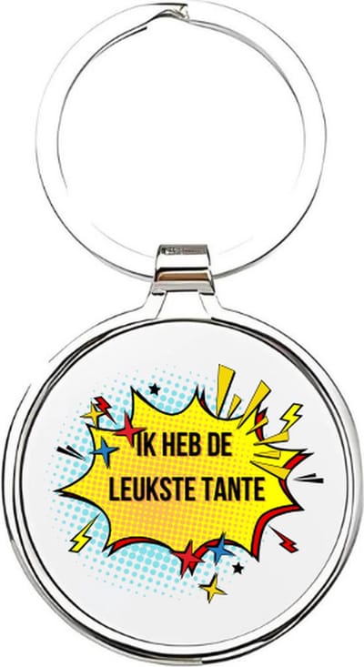 Akyol - Ik heb de leukste oom Sleutelhanger - oom - De leukste oom - Oom sleutelhanger - sleutelhanger - Sleutelhanger voor ooms - Familie sleutelhanger - verjaardagscadeautje - cadeau voor de leukste oom - uncle - The best uncle - 4 x 7,5 CM